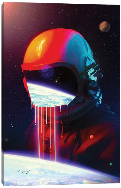 Leak Canvas Art Print - Astronaut Art