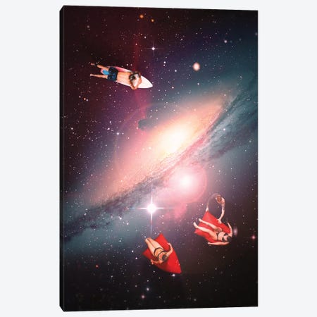 Galactic Chill Canvas Print #NID400} by Nicebleed Art Print