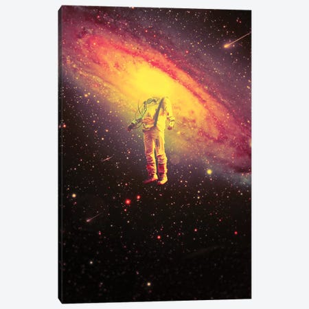 Mr. Galaxy III Canvas Print #NID402} by Nicebleed Art Print