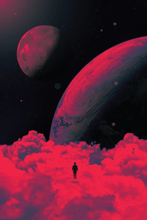 Red Dream II by Nicebleed wall art