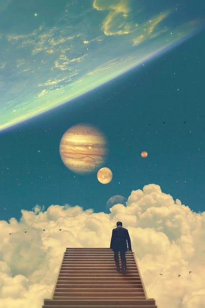 Stairway To Heaven by Nicebleed canvas print