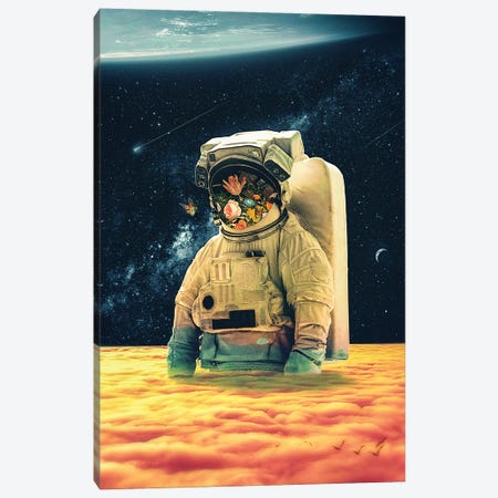 Space Walker Canvas Print #NID439} by Nicebleed Canvas Art