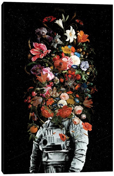 Full Bloom Canvas Art Print - Astronaut Art