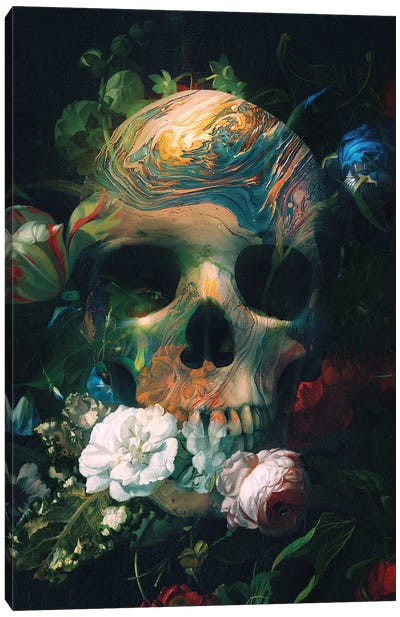 Death Place Canvas Art Print - Skull Art