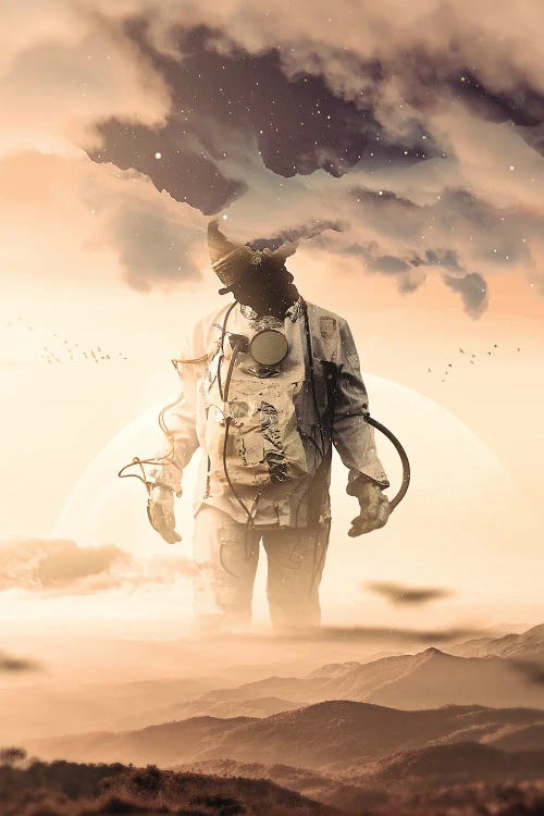 Feet On The Ground, Head In The Clouds by Nicebleed wall art