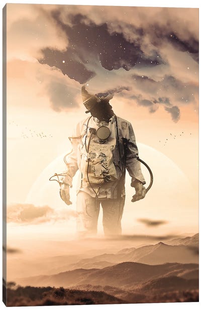 Feet On The Ground, Head In The Clouds Canvas Art Print - Nicebleed