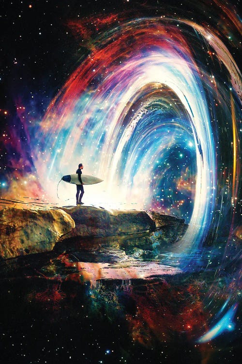 Space Barell by Nicebleed wall art