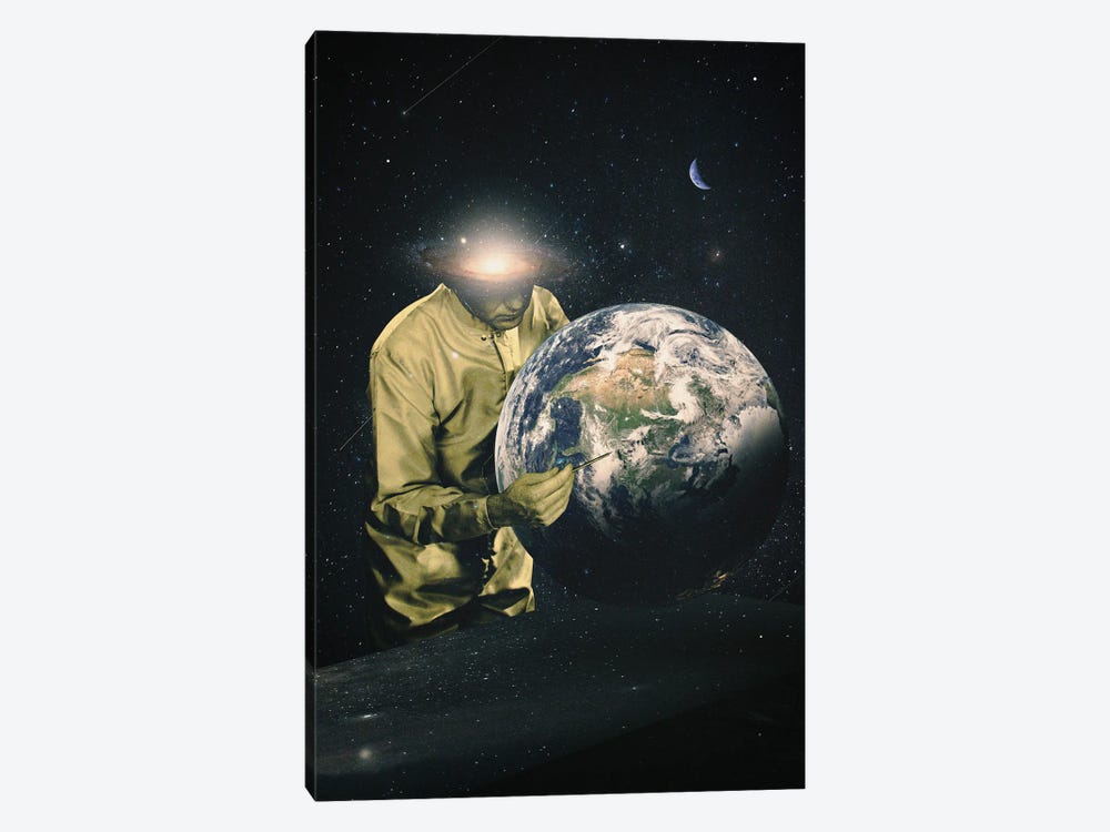 Earth Check II by Nicebleed 1-piece Canvas Print