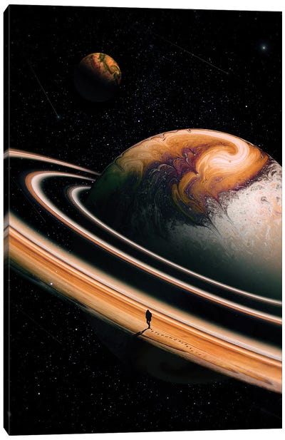 Wandering Canvas Art Print - 3-Piece Astronomy & Space Art