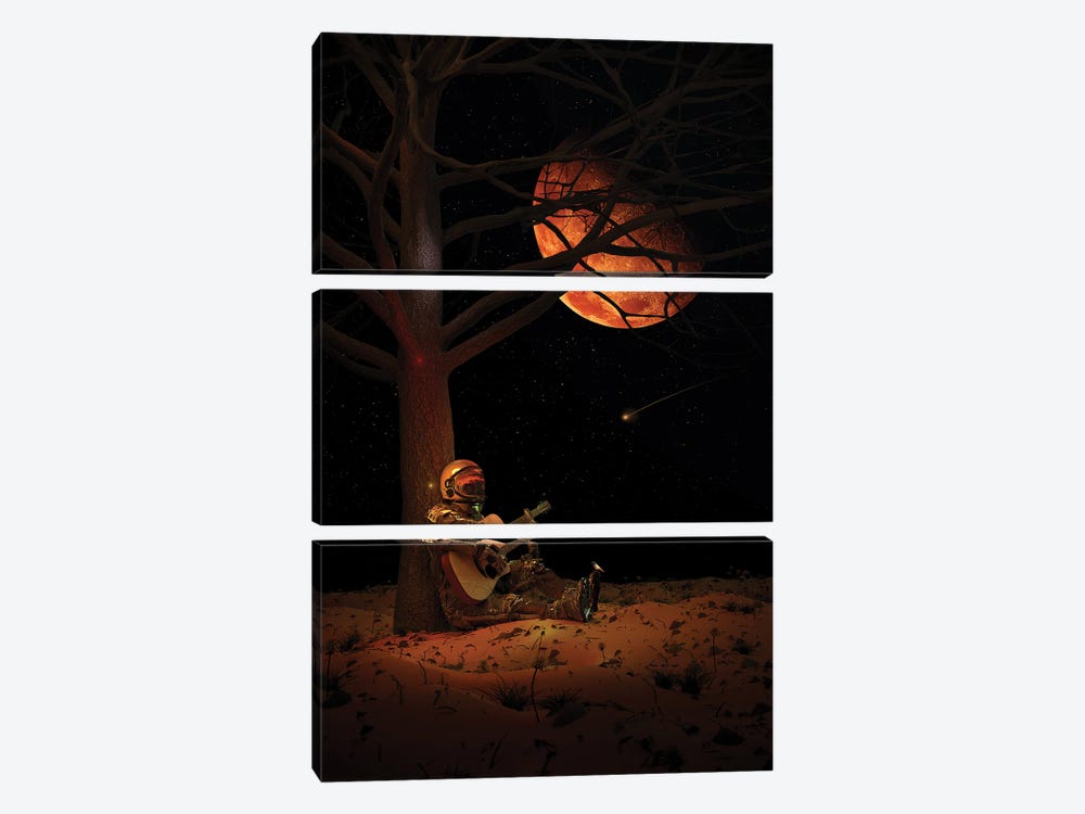 Moonlight Jam by Nicebleed 3-piece Canvas Art