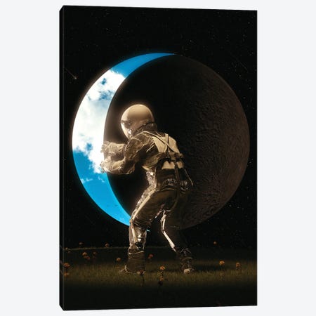 Space Out Canvas Print #NID476} by Nicebleed Canvas Print