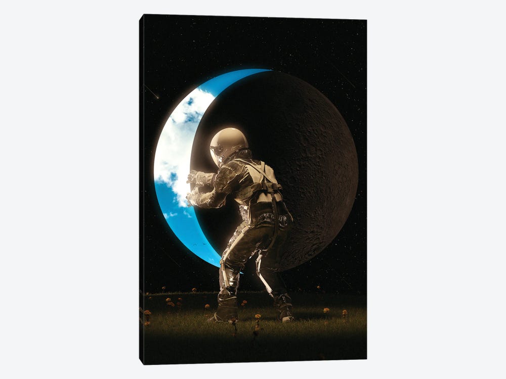 Space Out by Nicebleed 1-piece Canvas Art