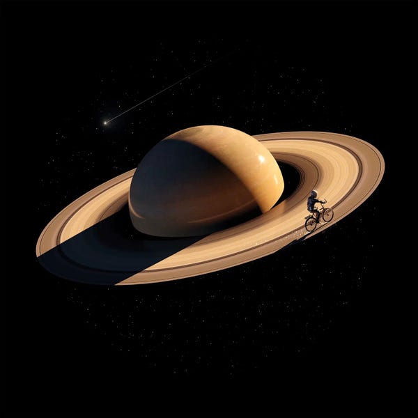 Kids Astronomy & Space Art: Wandering II by Nicebleed