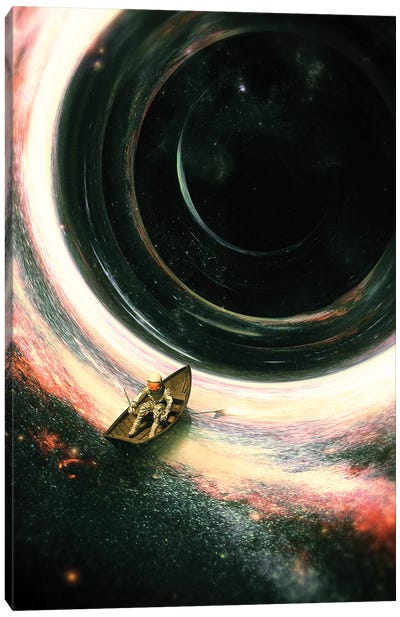 Lost Sailor Canvas Art Print - Space Exploration Art