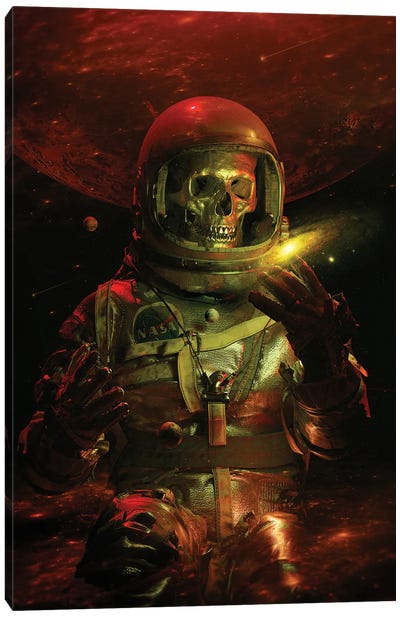 Dead Explorer Canvas Art Print - Astronaut Art