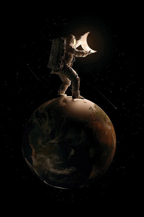 Lunar by Nicebleed wall art