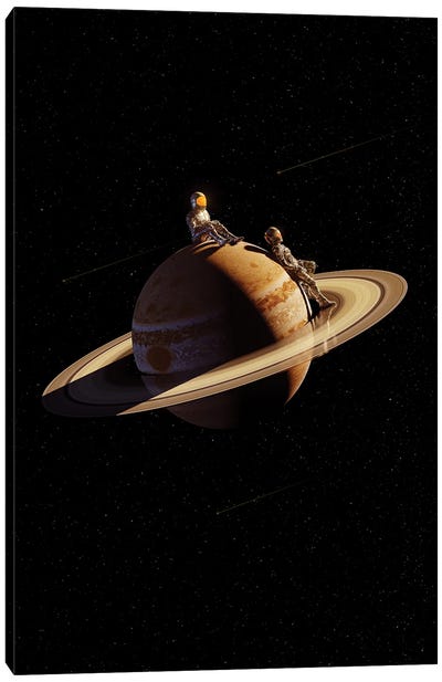 Closer Canvas Art Print - Astronaut Art