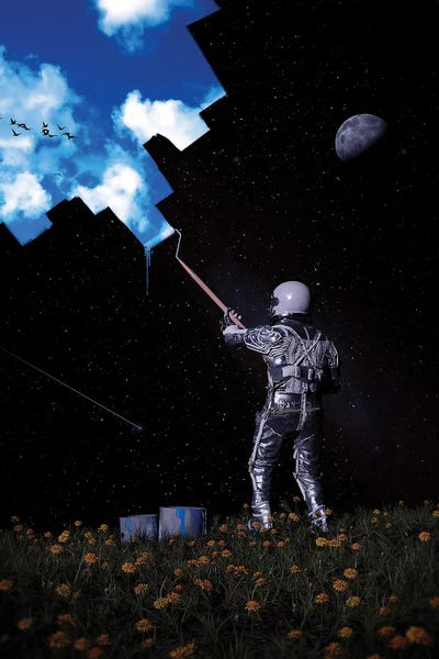 Night Sky: Hello Blue Sky by Nicebleed