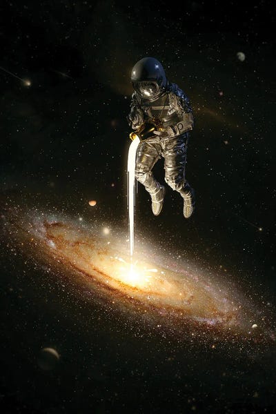 Edgy Bedroom: The Milky Way by Nicebleed