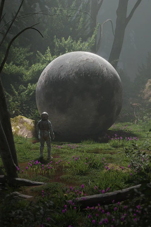 Moonfall by Nicebleed wall art