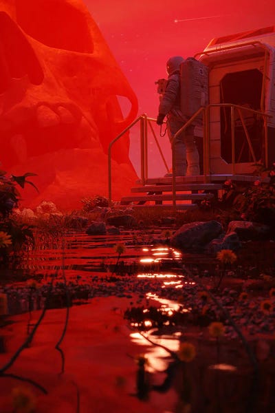 Red Haze by Nicebleed canvas print
