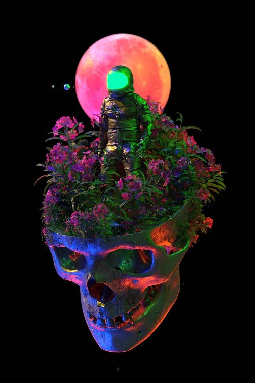 Rebirth III by Nicebleed wall art