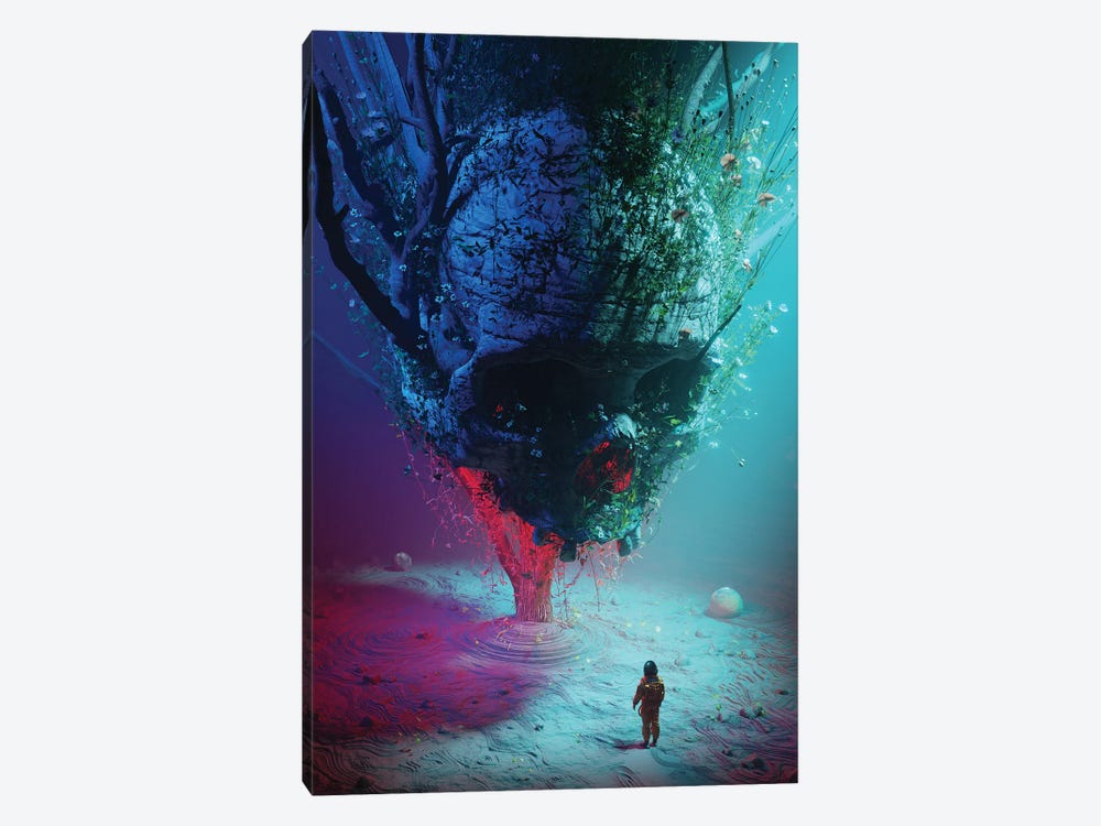 Death's Whisper by Nicebleed 1-piece Canvas Wall Art