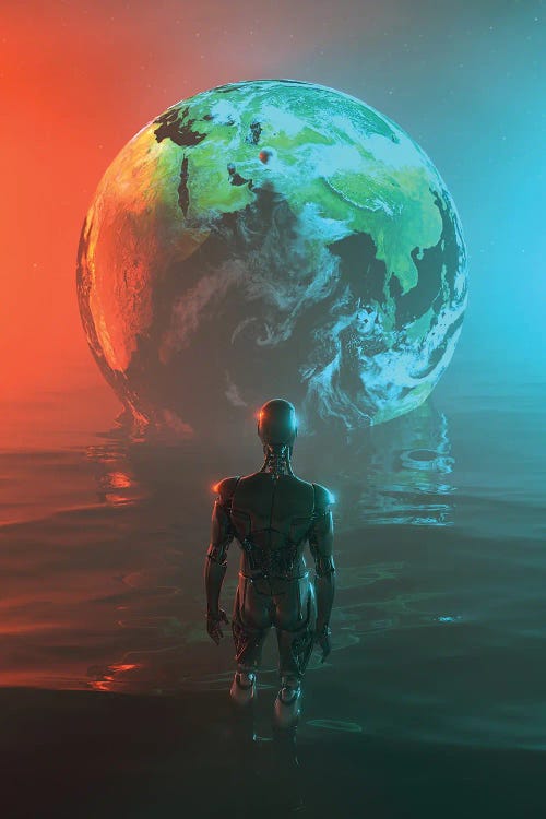 Reflections by Nicebleed wall art