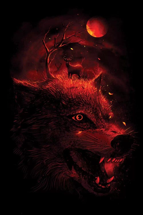 Red Dream by Nicebleed wall art