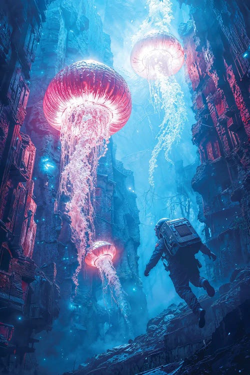 Gelatinous Blooms II by Nicebleed wall art
