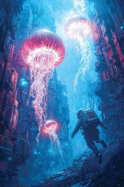 Cyberpunk: Gelatinous Blooms II by Nicebleed