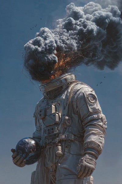 Canvas Print: Embers Of Conflict by Nicebleed