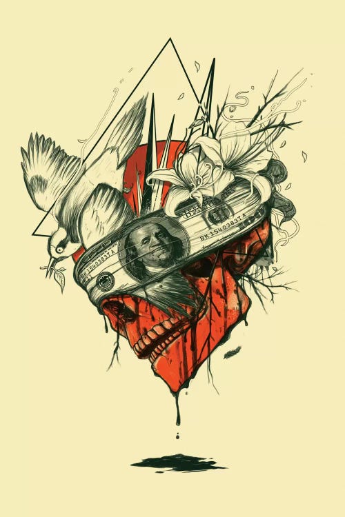 Blind by Nicebleed wall art