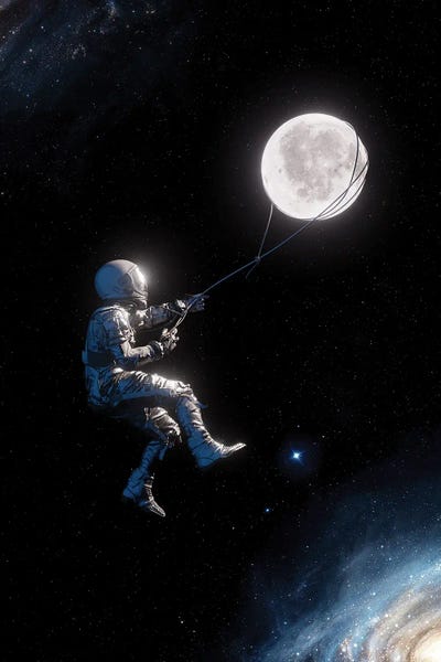 Nicebleed - Acrylic Wall Art: Pull Moon II by Nicebleed