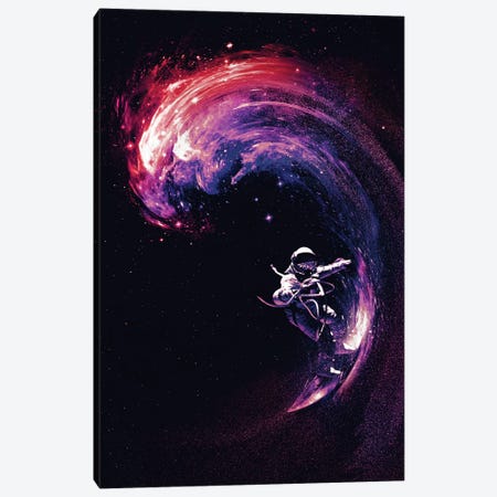 Space Surfing II Canvas Print #NID66} by Nicebleed Canvas Art Print