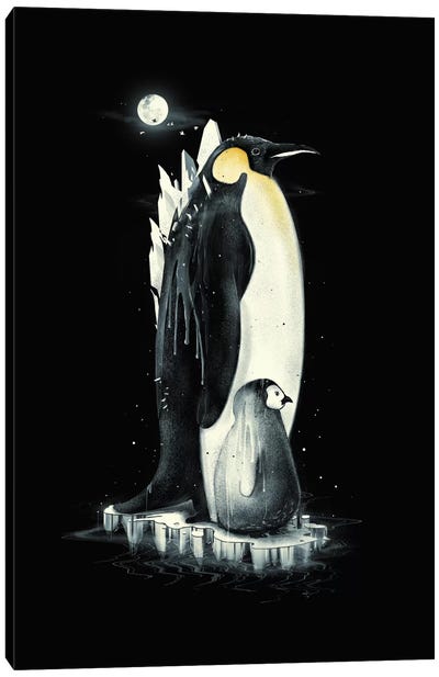 The Emperors Canvas Art Print - Penguin Art
