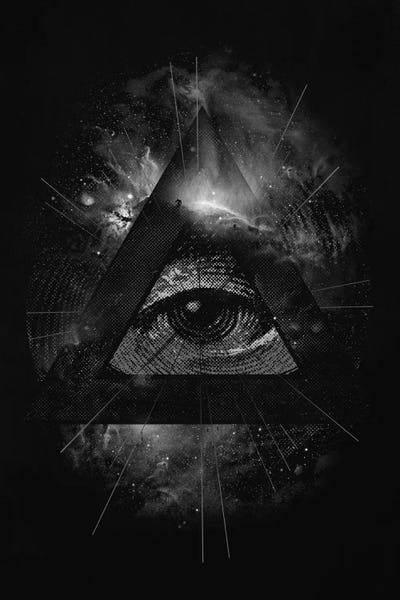 Black & White Digital Art: The Eye by Nicebleed