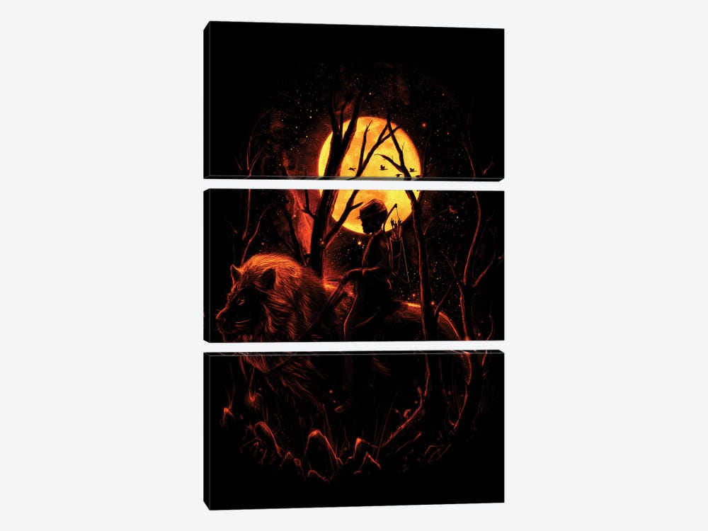 The Hunter by Nicebleed 3-piece Canvas Print