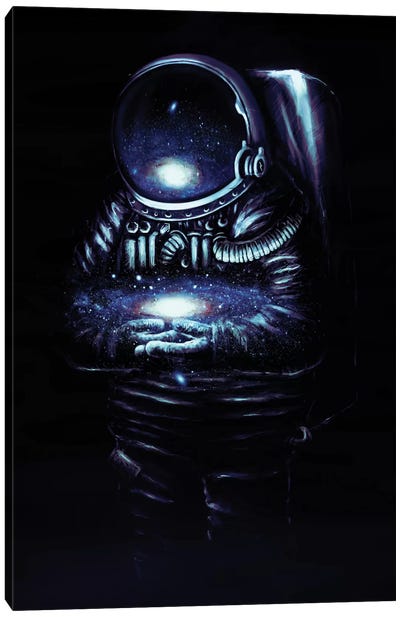 The Keeper Canvas Art Print - Astronaut Art