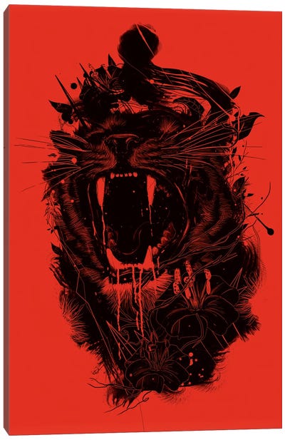 The King Canvas Art Print - Tiger Art