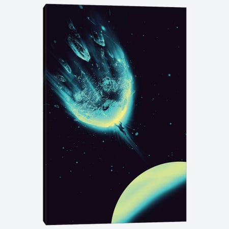 There Is No Planet To Save Canvas Print #NID78} by Nicebleed Art Print