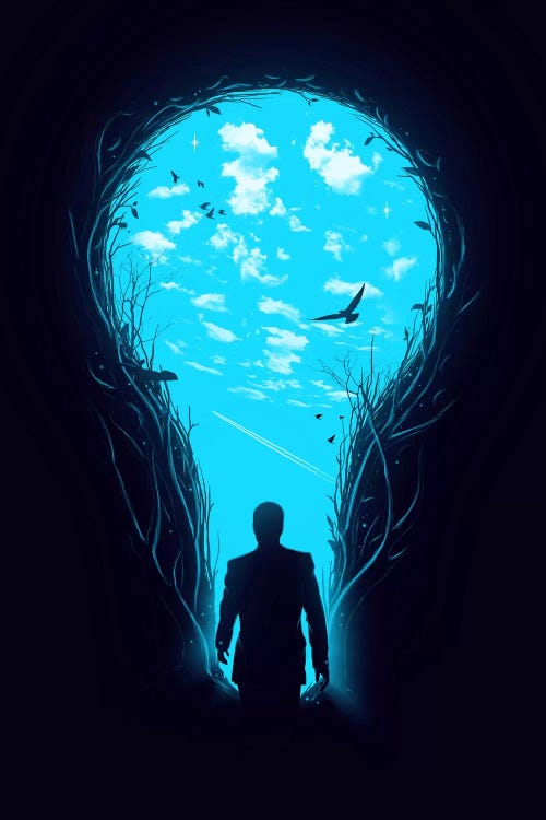 Bright Side by Nicebleed wall art