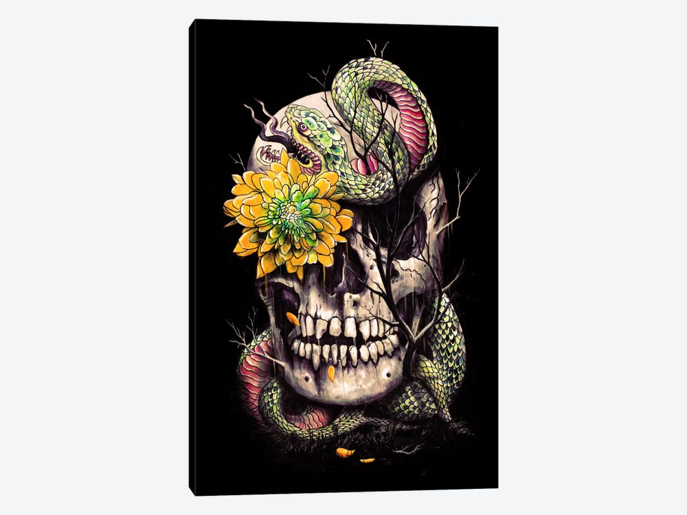 Snake And Skull by Nicebleed 1-piece Art Print