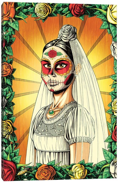 Muerta Bride Canvas Art Print