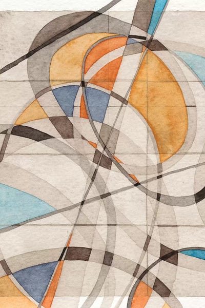 Nikki Galapon: Ovals & Lines I by Nikki Galapon