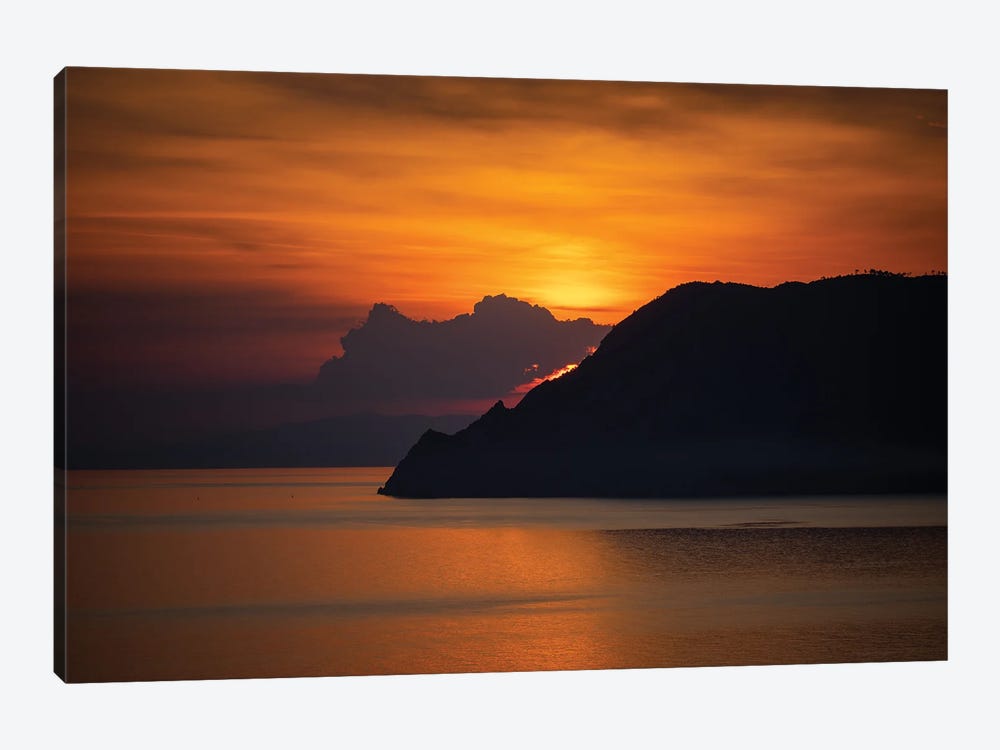 Cinque Terre Sunset, Italy by Jim Nilsen 1-piece Canvas Art