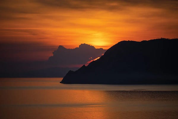 Liguria: Cinque Terre Sunset, Italy by Jim Nilsen