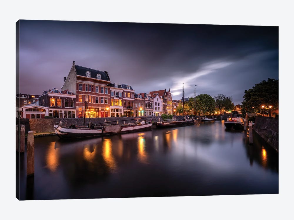 Delfshaven Evening, The Netherlands by Jim Nilsen 1-piece Canvas Artwork