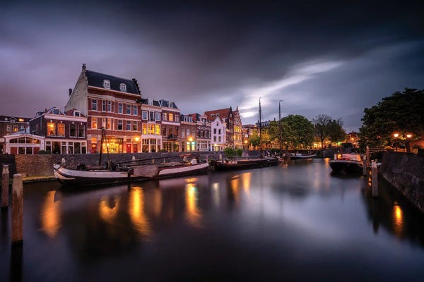 Jim Nilsen: Delfshaven Evening, The Netherlands by Jim Nilsen