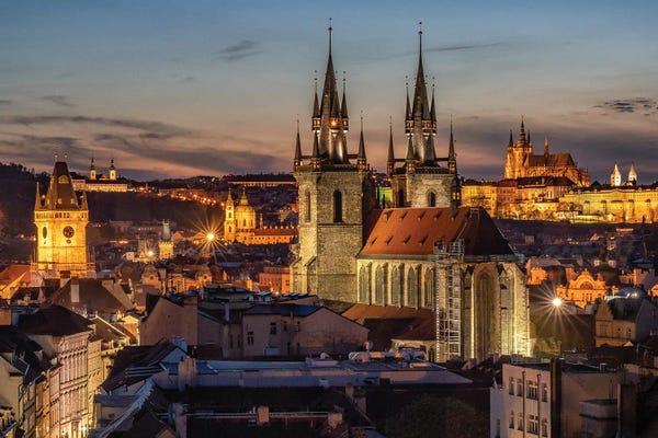 Jim Nilsen: From The Tower, Prague, Czech Republic by Jim Nilsen